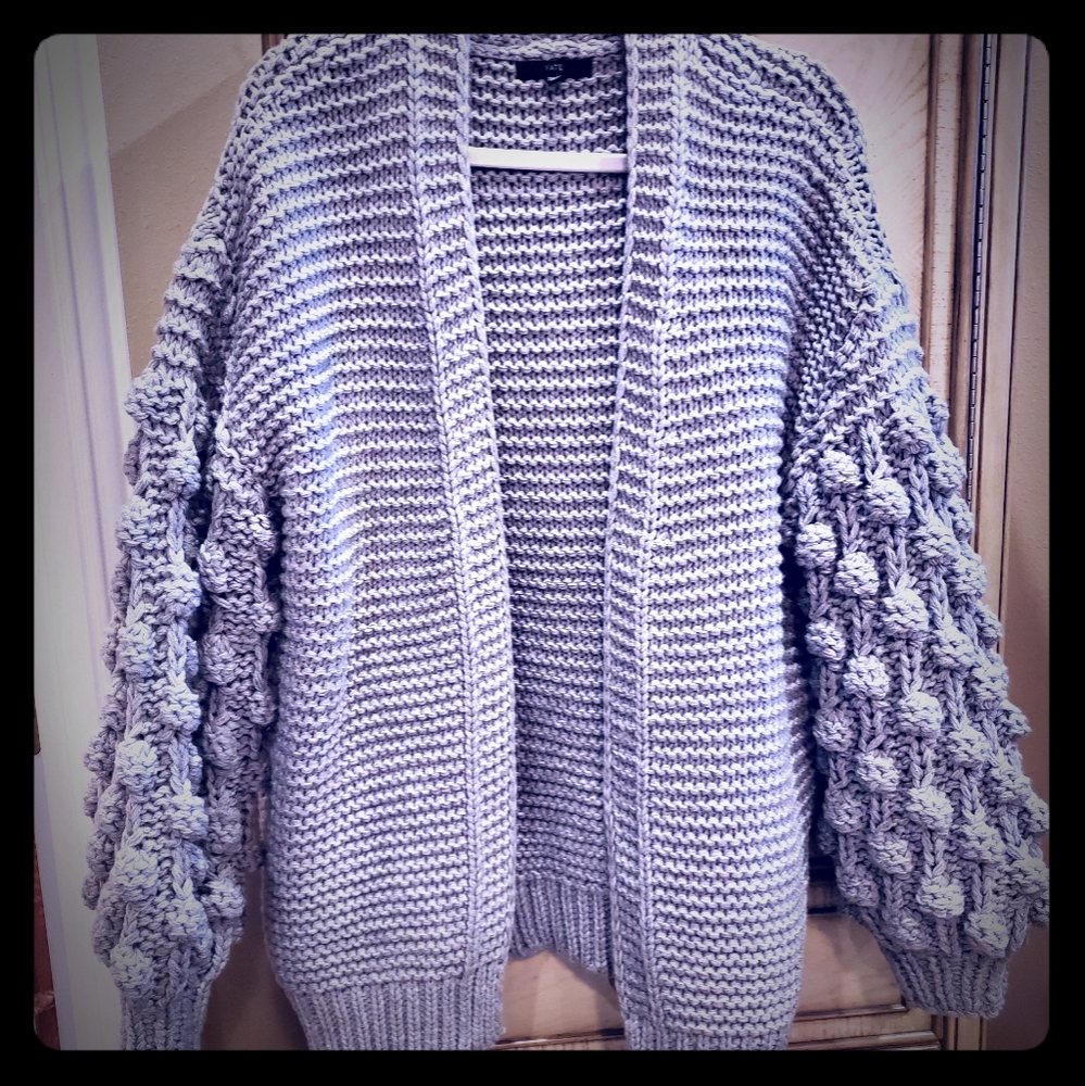 Thick sweater cardigan